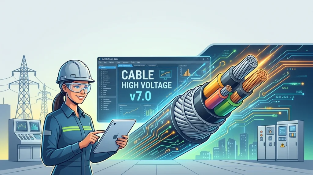 ELEK Cable High Voltage v7.0 (Ampacity & Thermal Analysis)
